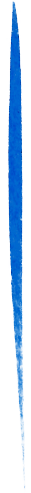 brushline realizzata con inchiostro blu